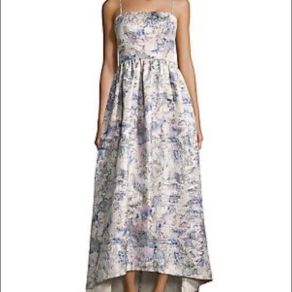 Vera Wang Dresses & Skirts - NEW VERA WANG Silver Metallic Brocade Jacquard